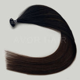 Flat Tip Hair #Natural Shadow Blonde Color Hair