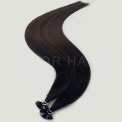 Flat Tip Hair #Natural Shadow Blonde Color Hair