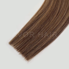 Flat Tip Hair #Ash Cocoa Brown Color Hair