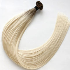 Flat Tip Hair #Ash Blonde Transition Color Hair