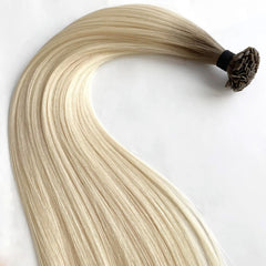 Flat Tip Hair #Ash Blonde Transition Color Hair