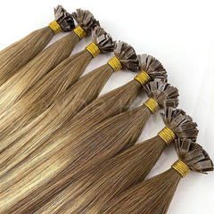 Flat Tip Hair #Champagne Light Blonde Color Hair