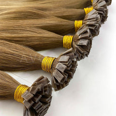 Flat Tip Hair #Champagne Light Blonde Color Hair