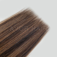 Flat Tip Hair #Dark Base Blonde Blend Color Hair
