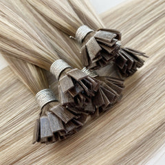 Flat Tip Hair #Iced Light Blonde Color Hair