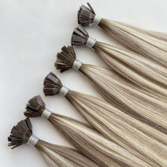 Flat Tip Hair #Iced Light Blonde Color Hair