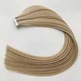 Tape-In Hair #Pale Ash Blonde Color Hair