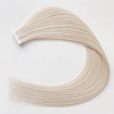 Tape-In Hair #Clean Platinum Blonde Color Hair