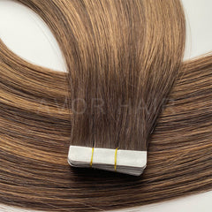 Tape-In Hair #Brown to Blonde Fade Color Hair