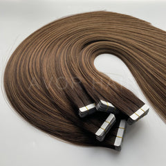 Tape-In Hair #Brown to Blonde Fade Color Hair
