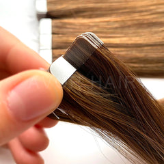 Tape-In Hair #Natural Medium Brown Color Hair