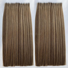 Tape-In Hair #Ash Cocoa Brown Color Hair