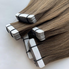 Tape-In Hair #True Dark Brown Color Hair