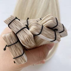 Tape-In Hair #Cream Blonde Finish Color Hair