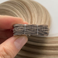 Tape-In Hair #Warm Chocolate Tone Color Hair