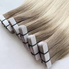 Tape-In Hair #Ash Blonde Transition Color Hair