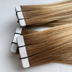 Tape-In Hair #Champagne Light Blonde Color Hair