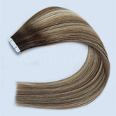 Tape-In Hair #Smoky Pearl Blonde Color Hair