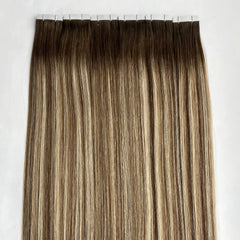 Tape-In Hair #Smoky Pearl Blonde Color Hair