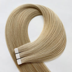 Tape-In Hair #Warm Honey Tone Color Hair