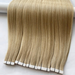 Tape-In Hair #Warm Honey Tone Color Hair