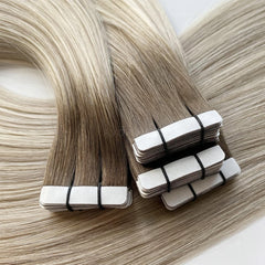 Tape-In Hair #Cool Ash Fusion Color Hair