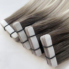 Tape-In Hair #Cool Ash Fusion Color Hair
