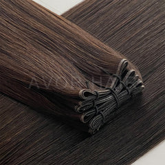 Genius Weft #Natural Soft Black Color Hair