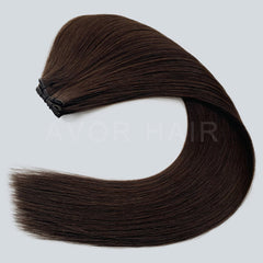 Genius Weft #Deep Black Brown Color Hair