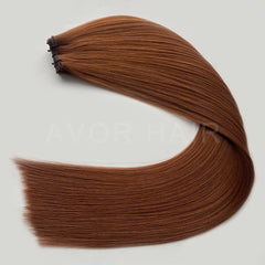 Genius Weft #Warm Strawberry Light Blonde Color Hair