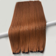 Genius Weft #Warm Strawberry Light Blonde Color Hair