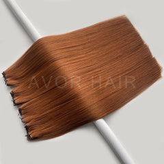 Genius Weft #Warm Strawberry Light Blonde Color Hair