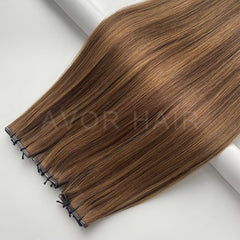 Genius Weft #Natural Medium Brown Color Hair
