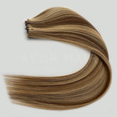 Genius Weft #Soft Light Mocha Color Hair
