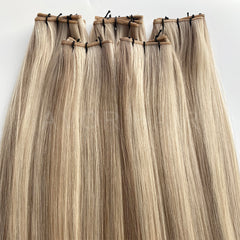 Genius Weft #Pale Ash Blonde Color Hair