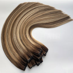 Genius Weft #Smoky Pearl Blonde Color Hair