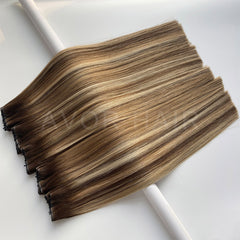 Genius Weft #Smoky Pearl Blonde Color Hair