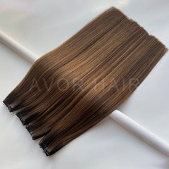 Genius Weft #Brown to Blonde Fade Color Hair