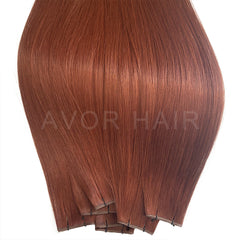 Genius Weft #Natural Copper Tone Color Hair