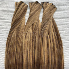 Genius Weft #Honey blonde transition Color Hair