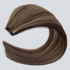 Genius Weft #Ash Cocoa Brown Color Hair