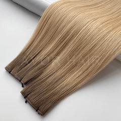 Genius Weft #Beige Blonde Transition Color Hair
