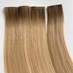 Genius Weft #Beige Blonde Transition Color Hair