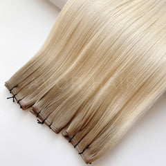 Genius Weft #Ash Blonde Transition Color Hair