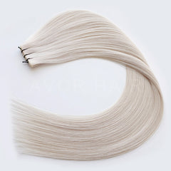 Genius Weft #Clean Platinum Blonde Color Hair