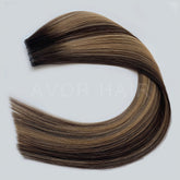 Genius Weft #Chocolate to Blonde Melt Color Hair