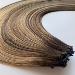 Genius Weft #Chocolate to Blonde Melt Color Hair