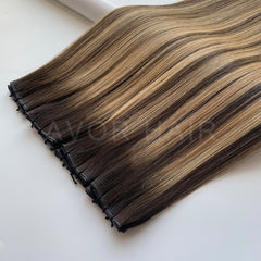 Genius Weft #Chocolate to Blonde Melt Color Hair