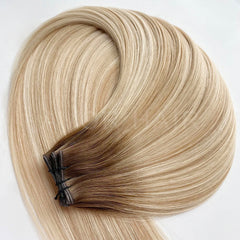 Genius Weft #Soft Hand-Painted Blonde Color Hair