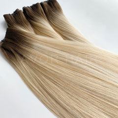 Genius Weft #Soft Hand-Painted Blonde Color Hair